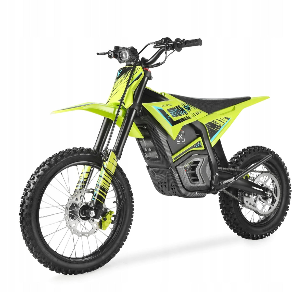 VALTINSU EM5 Pro Czarny - 4800W Elektryczny Cross Off-Road 60V 27Ah 80km/h